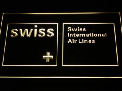 Swiss International Airlines neon sign LED