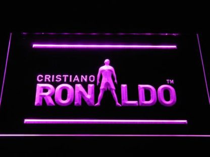 Real Madrid CF Cristiano Ronaldo Silhouette neon sign LED