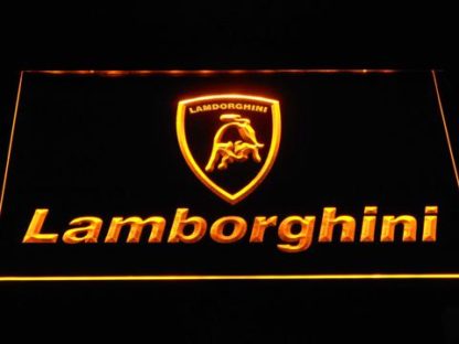 Lamborghini Wordmark neon sign LED