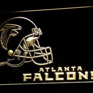 Atlanta Falcons Helmet neon sign LED