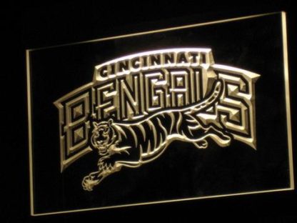 Cincinnati Bengals 1997-2003 Logo - Legacy Edition neon sign LED