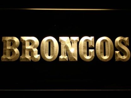 Denver Broncos 1968-1996 Logo - Legacy Edition neon sign LED