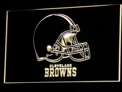 Cleveland Browns Helmet neon sign LED