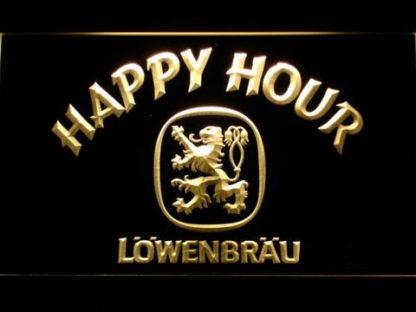 Lowenbrau Happy Hour neon sign LED