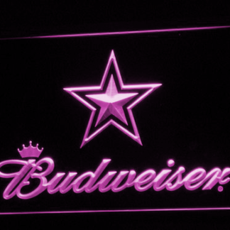Dallas Cowboys Budweiser neon sign LED
