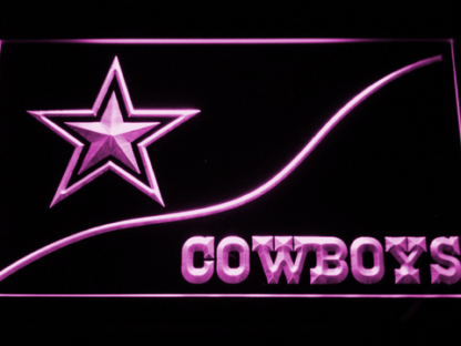 Dallas Cowboys Split neon sign LED