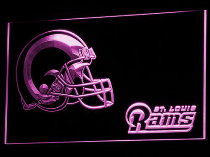 Los Angeles Rams Helmet - Legacy Edition neon sign LED