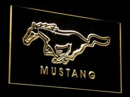Ford Mustang neon sign LED
