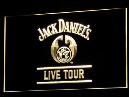 Jack Daniel's Live Tour neon sign LED
