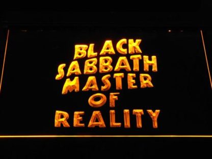 Black Sabbath Master of Reality neon sign LED