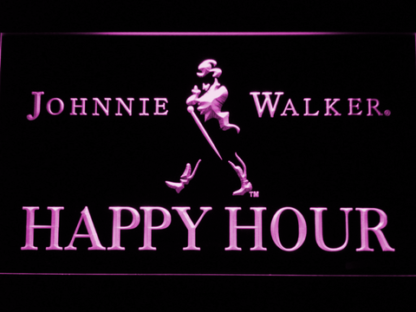 Johnnie Walker Happy Hour neon sign LED