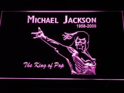 Michael Jackson 1958-2009 neon sign LED