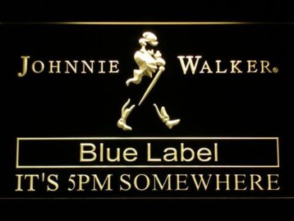 Johnnie Walker Blue Label It's 5pm Somewhere neon sign LED