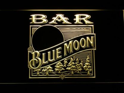 Blue Moon Old Logo Bar neon sign LED