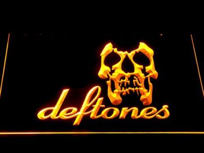 Deftones Skull neon sign LED