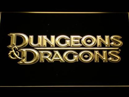 Dungeons & Dragons neon sign LED