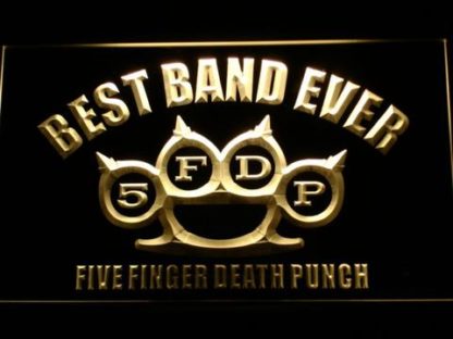 Five Finger Death Punch Best Band Ever neon sign LED