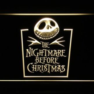 Nightmare Before Christmas Tombstone neon sign LED