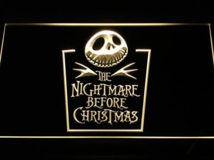 Nightmare Before Christmas Tombstone neon sign LED