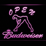 Budweiser Woman's Silhouette Open - Image 4