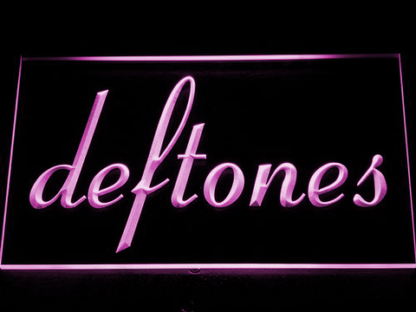 Deftones neon sign LED