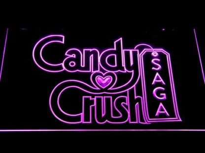 Candy Crush Saga neon sign LED