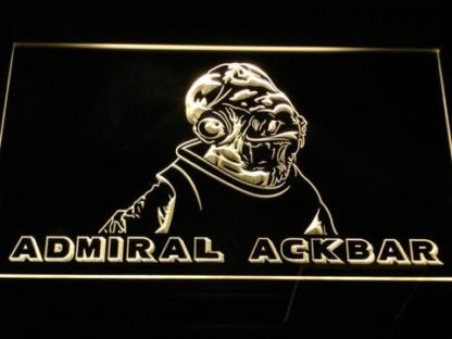 Star Wars Admiral Ackbar neon sign LED