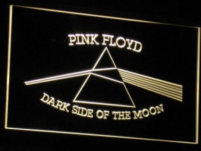 Pink Floyd Dark Side of the Moon Triangle neon sign LED