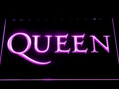 Queen Wordmark neon sign LED