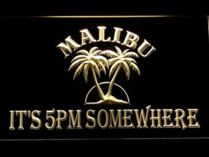 Malibu It's 5pm Somewhere neon sign LED