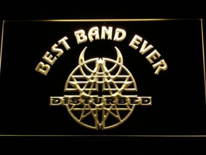 Disturbed Best Band Ever neon sign LED