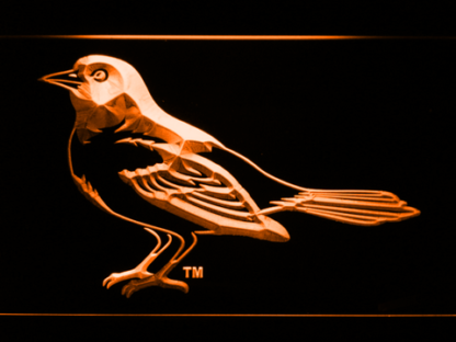 Baltimore Orioles 1999-2008 Oriole - Legacy Edition neon sign LED