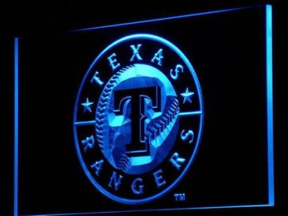 Texas Rangers neon sign LED