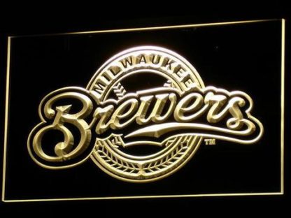 Milwaukee Brewers neon sign LED