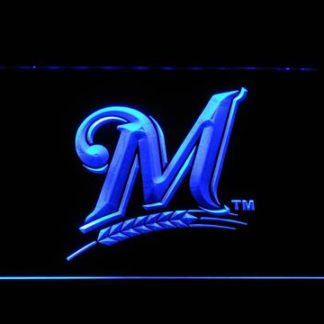Milwaukee Brewers M neon sign LED
