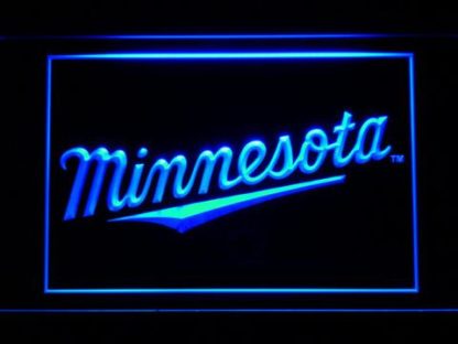 Minnesota Twins 3 neon sign LED
