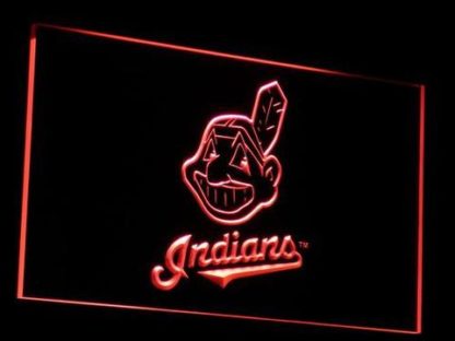 Cleveland Indians neon sign LED