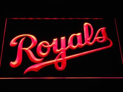 Kansas City Royals Wordmark neon sign LED