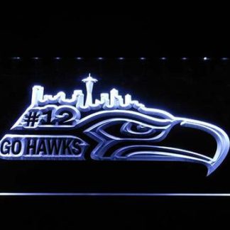 Seattle Seahawks #12 neon sign LED