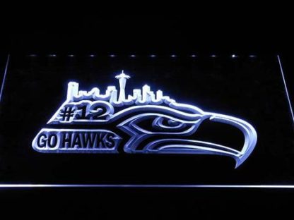 Seattle Seahawks #12 neon sign LED