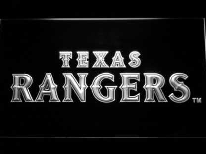 Texas Rangers Text neon sign LED
