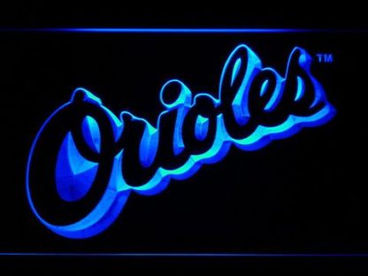 Baltimore Orioles 1995-1997 Text - Legacy Edition neon sign LED