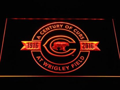 Chicago Cubs 100th Anniversary Wrigley Stadium - Legacy Edition neon sign LED