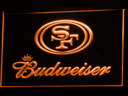 San Francisco 49ers Budweiser neon sign LED