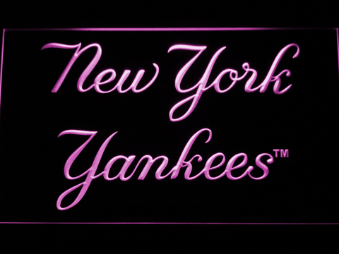 New York Yankees 3 neon sign LED