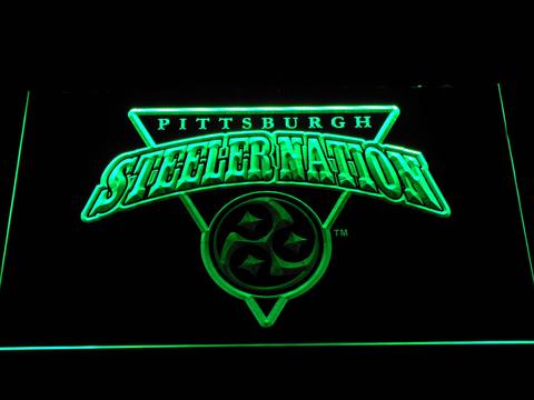 Pittsburgh Steelers Steeler Nation neon sign LED