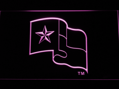 Texas Rangers Flag neon sign LED