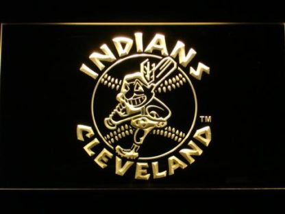 Cleveland Indians 1973-1978 Text - Legacy Edition neon sign LED