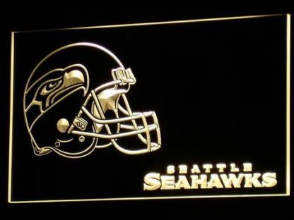 Seattle Seahawks Helmet 2 neon sign LED