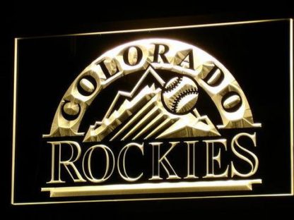 Colorado Rockies neon sign LED